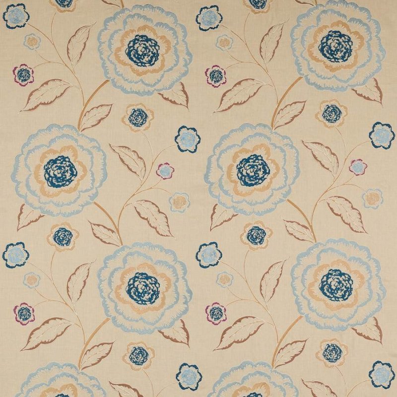Preview: Manuel Canovas Alma Leinenstoff in Beige