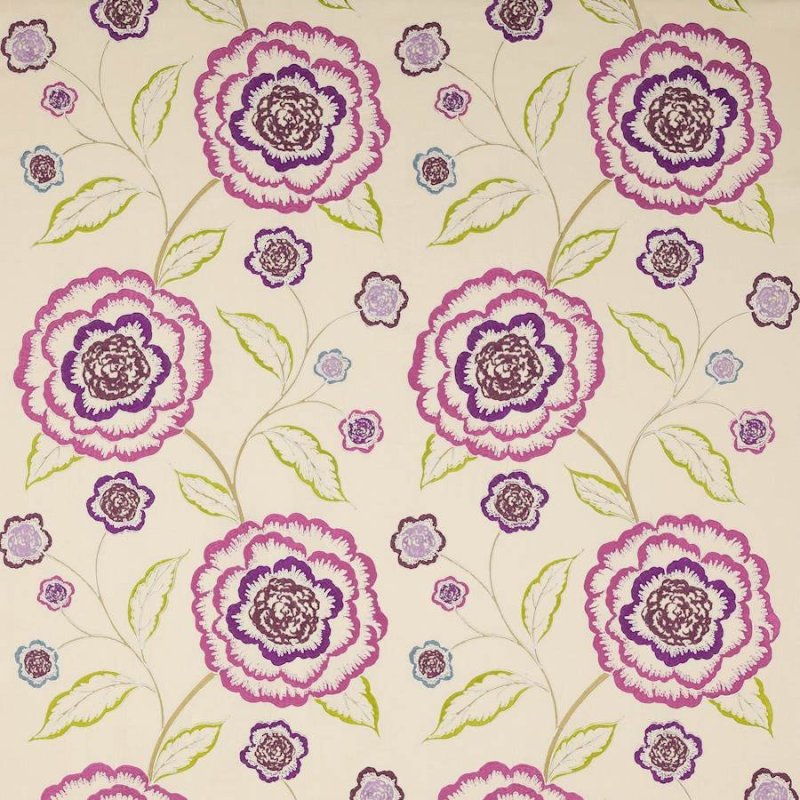 Manuel Canovas Alma Leinenstoff in Rose Indien