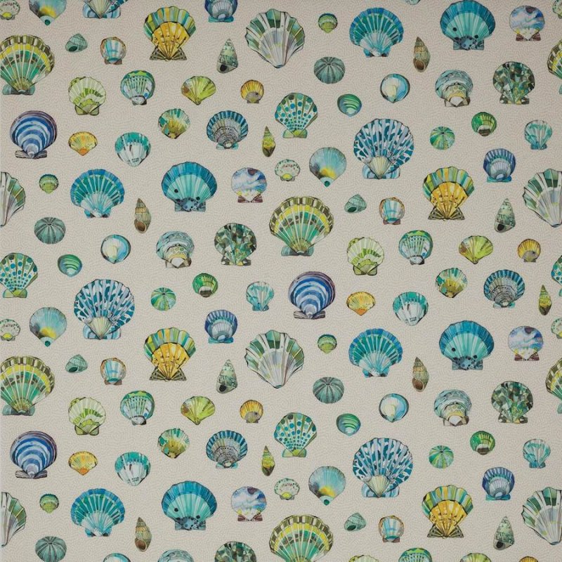Manuel Canovas Bali Outdoorstoff in Aqua