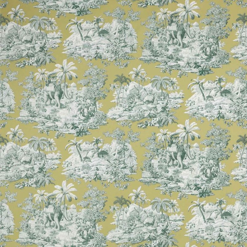 Manuel Canovas Bengale Stoff in Emeraude