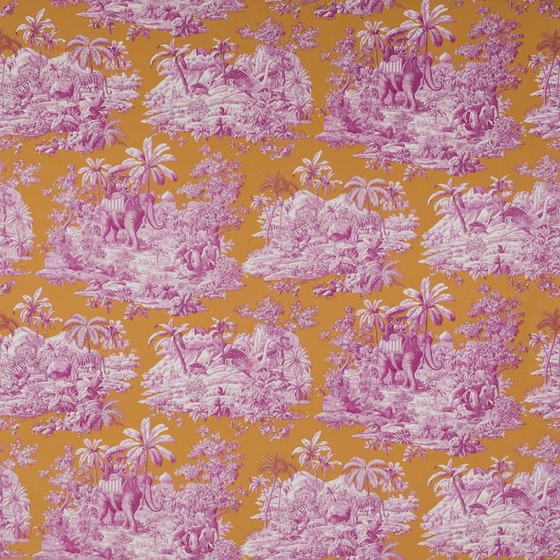 Preview: Manuel Canovas Bengale Stoff in Fuchsia