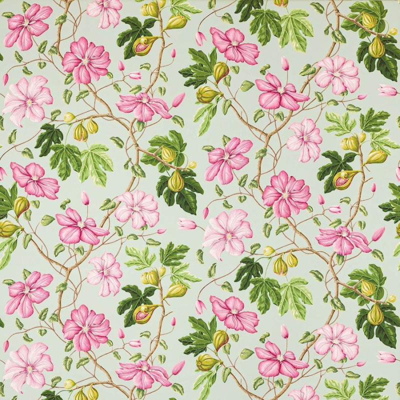 Preview: Manuel Canovas Castellane Stoff in Rose/Aqua
