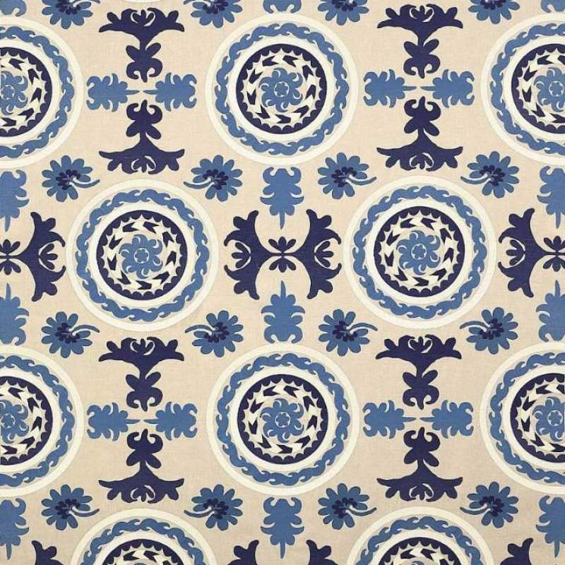 Preview: Manuel Canovas Castillon Leinenstoff in Celeste