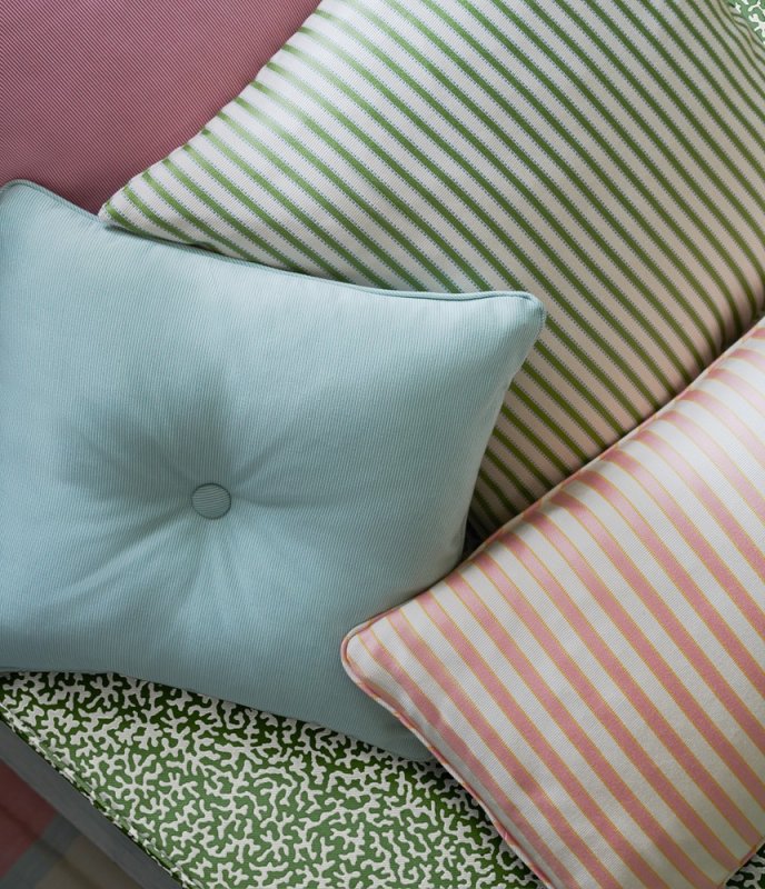 Kissen aus Manuel Canovas Charlotte und Stoffen der Kollektion Agathe