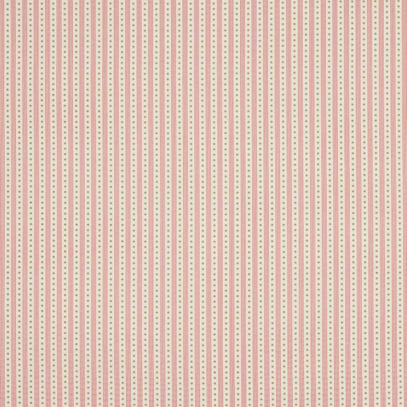 Manuel Canovas Domino Streifenstoff in Cerise