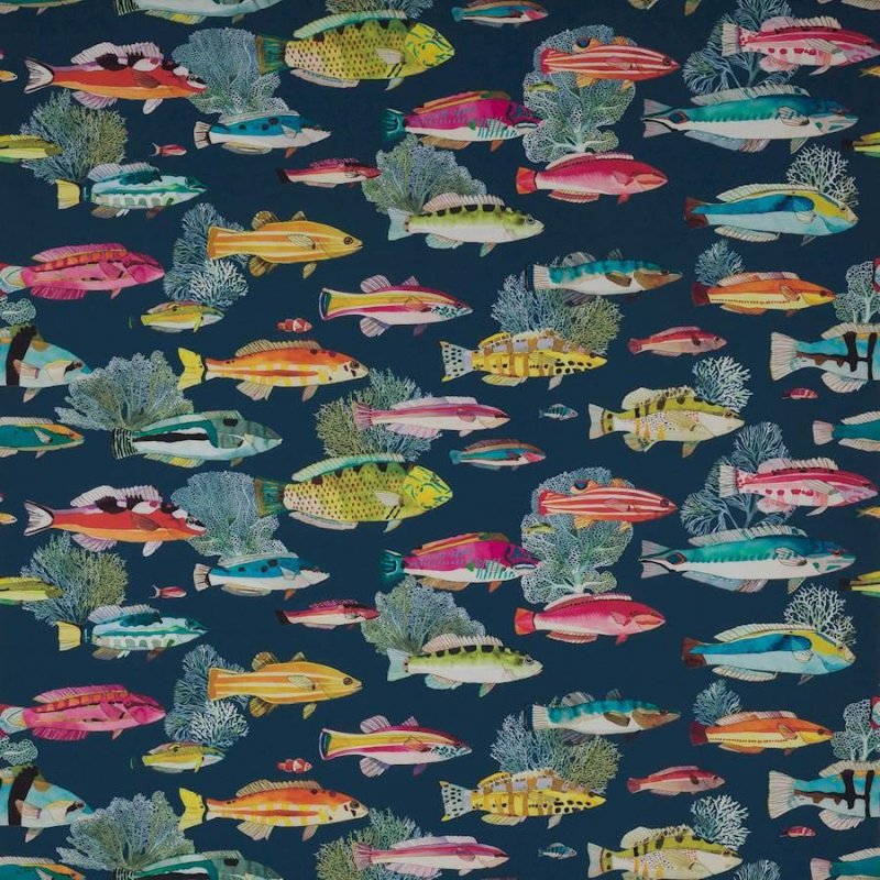 Preview: Fidji Marine – Stoff von Manuel Canovas