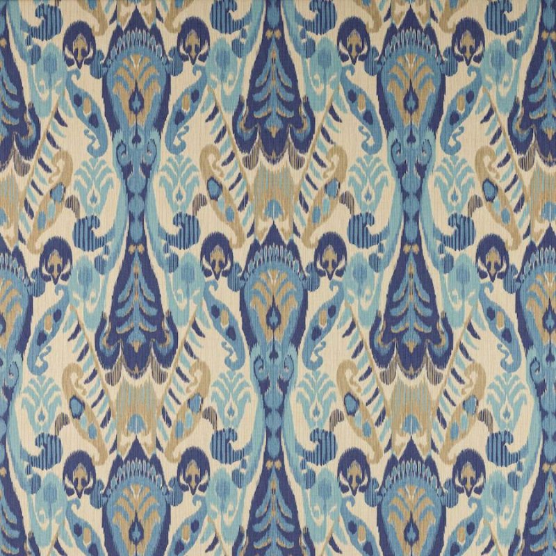 Manuel Canovas Hadi Stoff in Indigo