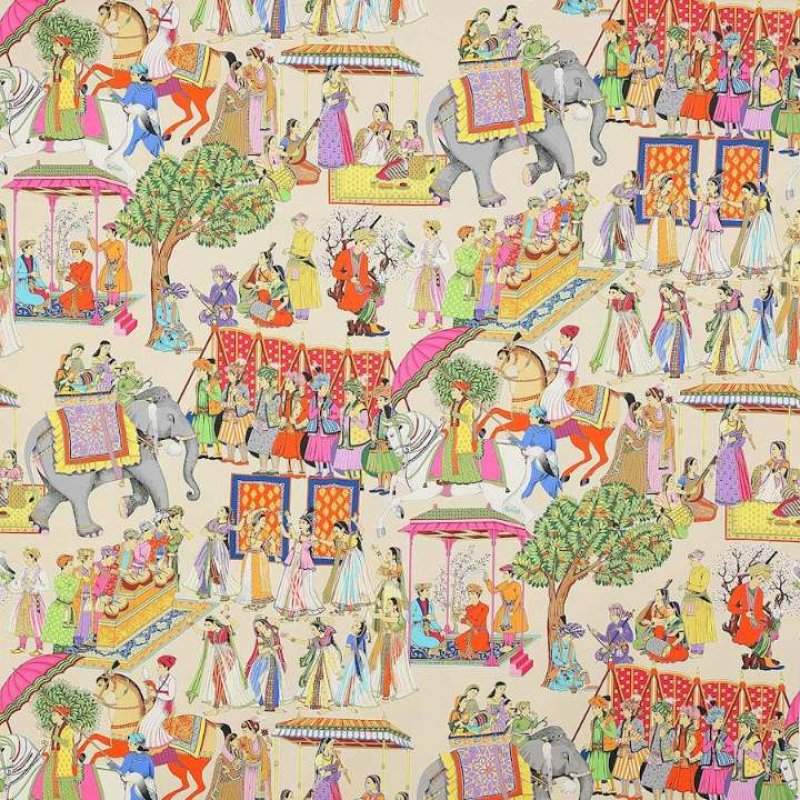 Preview: Manuel Canovas Kalinda Stoff in Rose Persan
