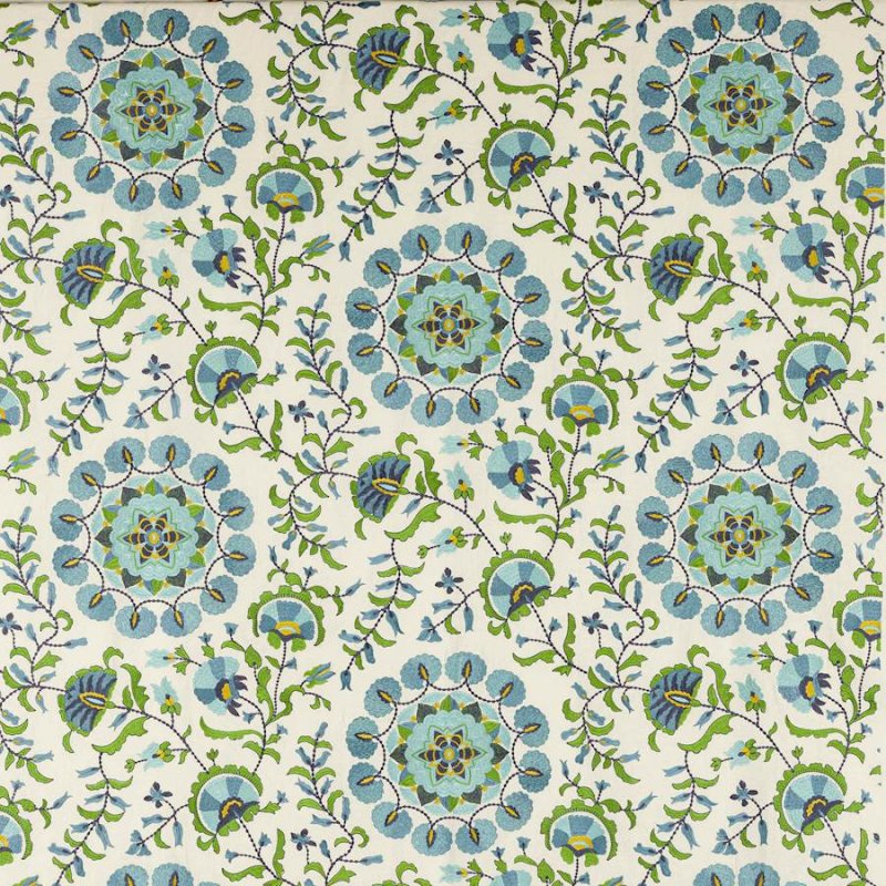 Manuel Canovas Koti Stoff in Celeste
