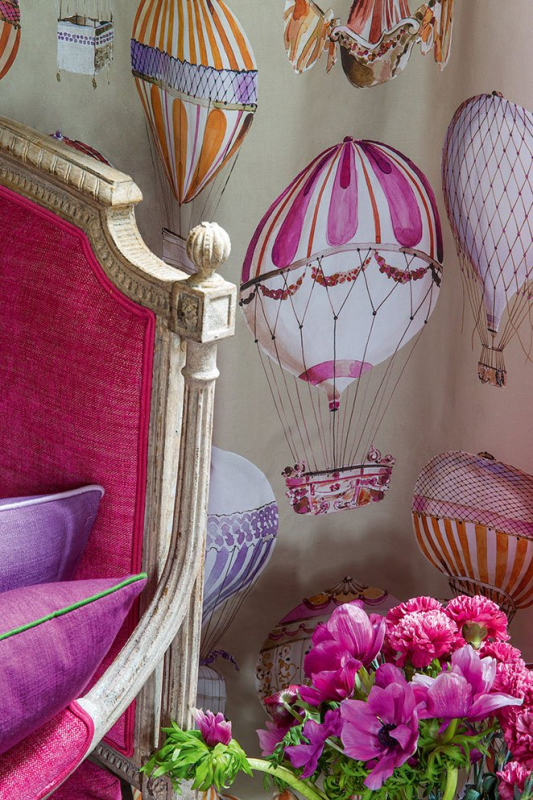 Detail von Manuel Canovas L'Envol mit Heißluftballons