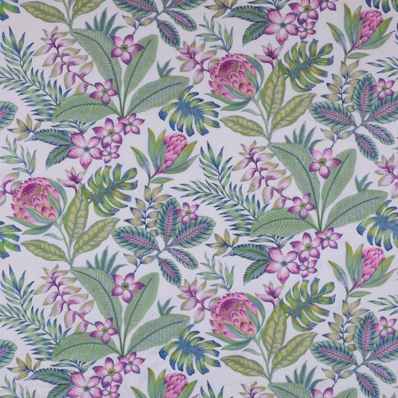 Preview: Manuel Canovas Laly Leinenstoff in Rose