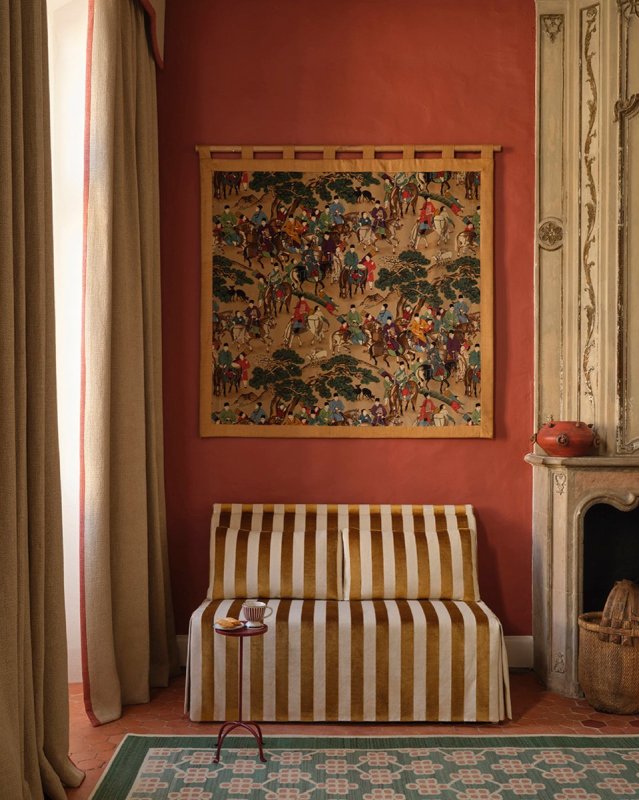 Preview: Raumbeispiel mit Les Cavaliers Velours von Manuel Canovas