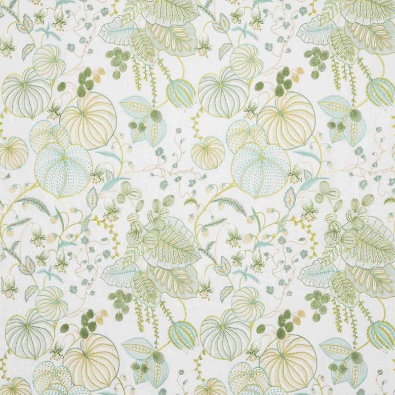 Manuel Canovas Mahina Leinenstoff in Celadon