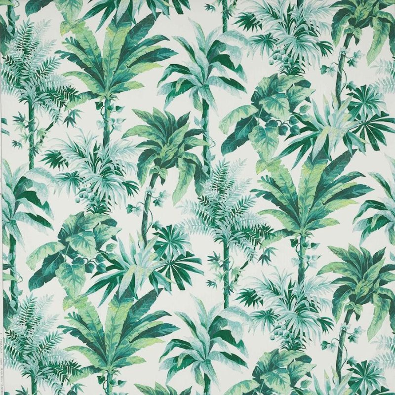 Manuel Canovas Malacca Baumwollstoff in Prairie