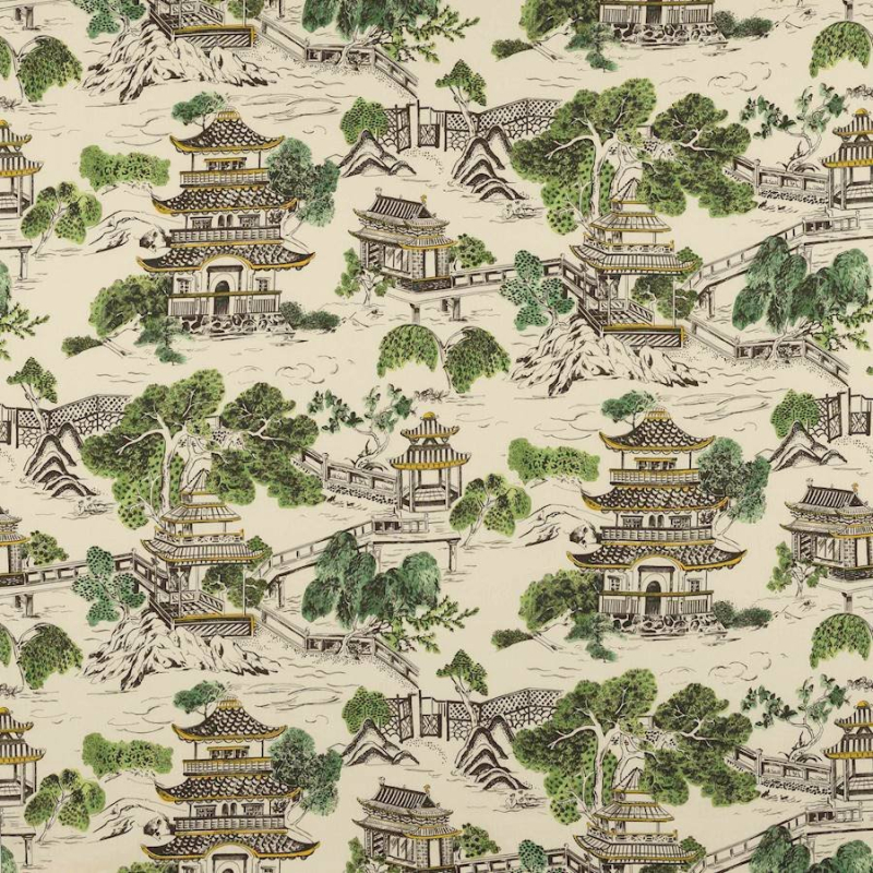 Manuel Canovas Mandarin Stoff in Mousse