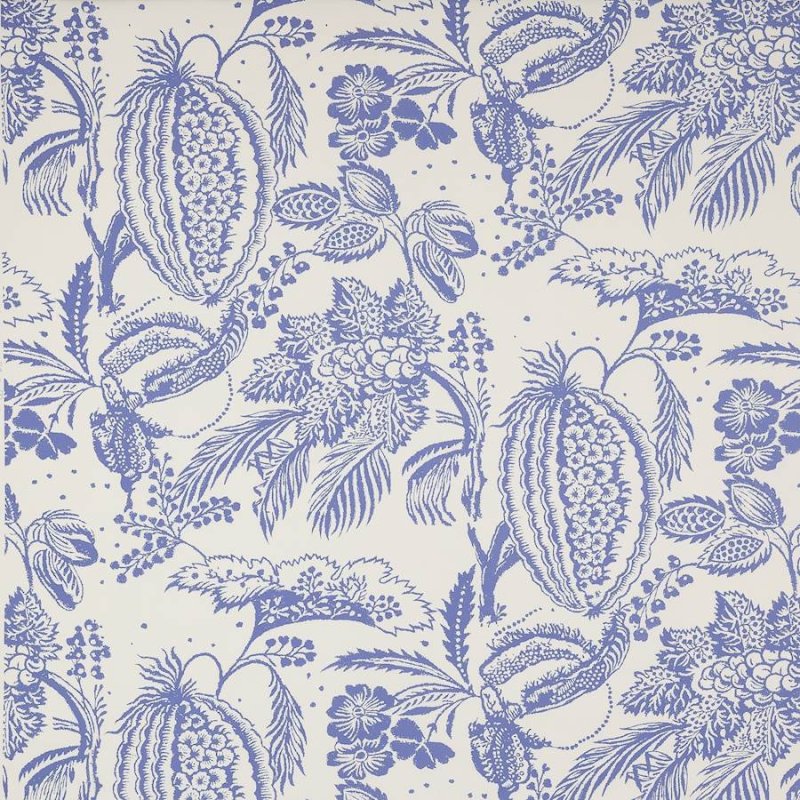 Manuel Canovas Pali Baumwollstoff in Navy