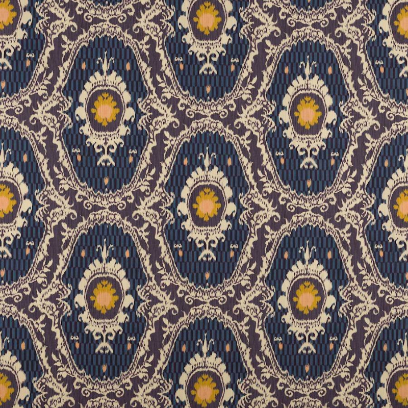 Manuel Canovas Persane Stoff in Myrtille