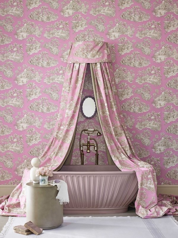 Badewanne mit Baldachin aus Manuel Canovas Pondichéry