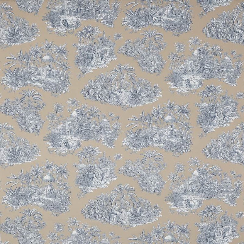 Preview: Manuel Canovas Pondichery Stoff in Taupe