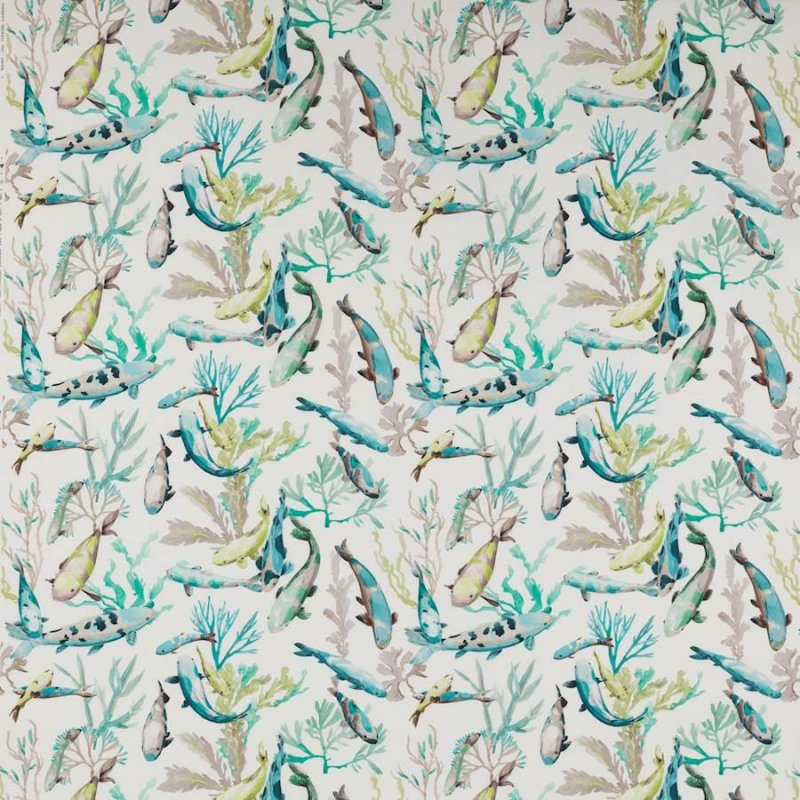 Salina Aqua – Stoff von Manuel Canovas