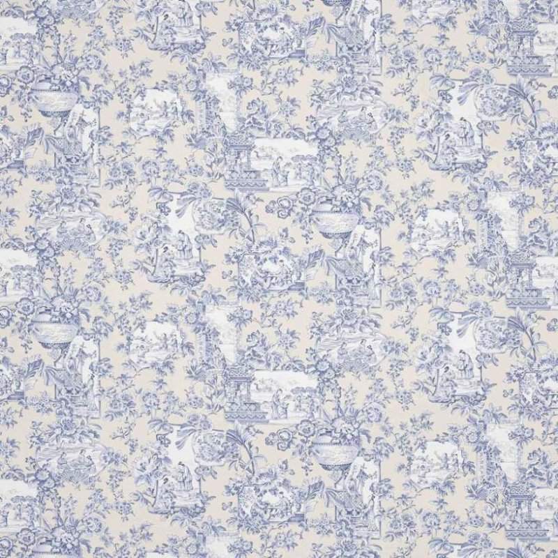 Manuel Canovas Sansha Stoff in Saphir