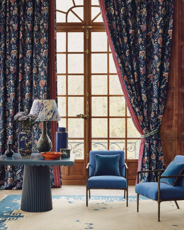 Raumbeispiel aus der Kollektion Marsan von Manuel Canovas mit Siki