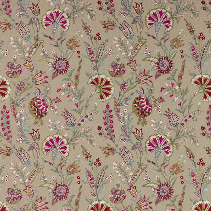 Preview: Manuel Canovas Siki Stoff in Rose Indien