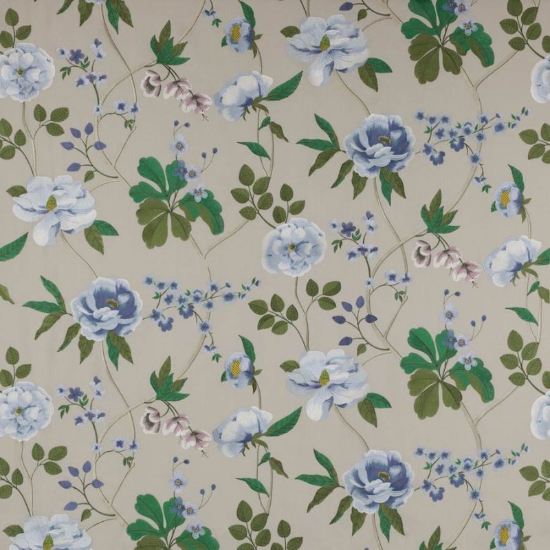 Preview: Manuel Canovas Talmont Leinenstoff in Ciel