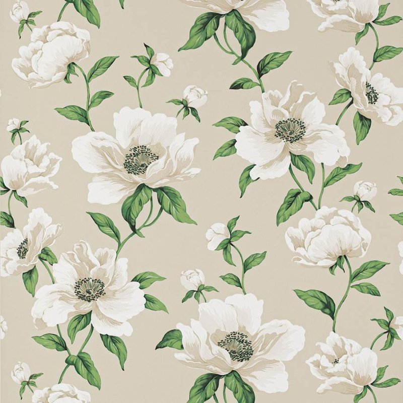 Preview: Bianca Tapete von Manuel Canovas in Nacre