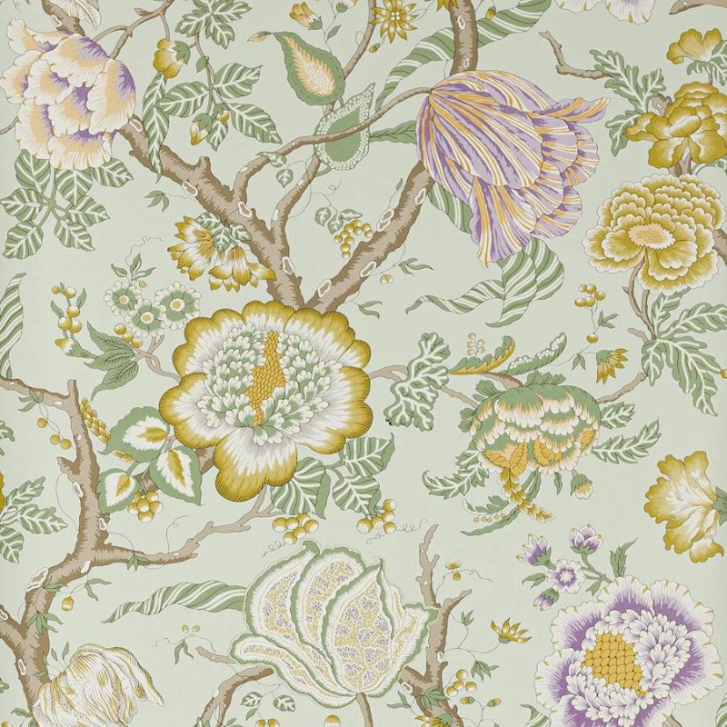 Preview: Brahmane Tapete von Manuel Canovas in Amande