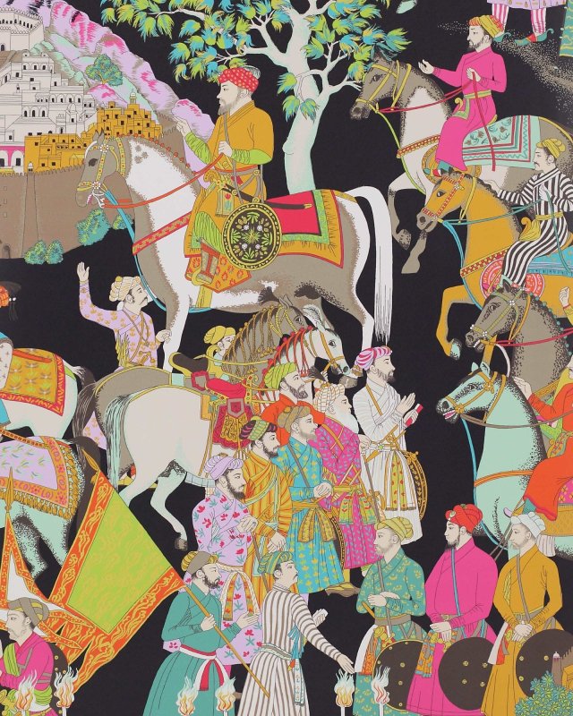 Dara Noir – Tapete von Manuel Canovas