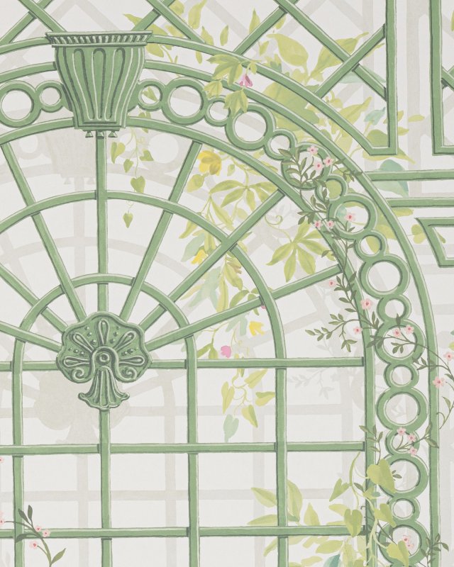 L’Orangerie Prairie – Tapete von Manuel Canovas