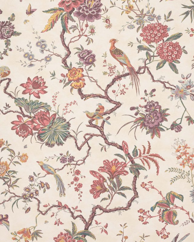 Preview: Pavillon de Bidaine Cardinal – Tapete von Manuel Canovas