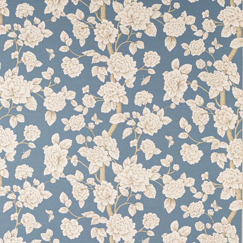 Manuel Canovas Thais Stoff in Azur
