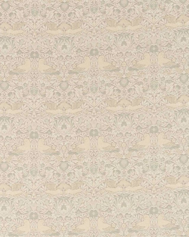 Bird Weave Mineral – Stoff von Morris & Co.