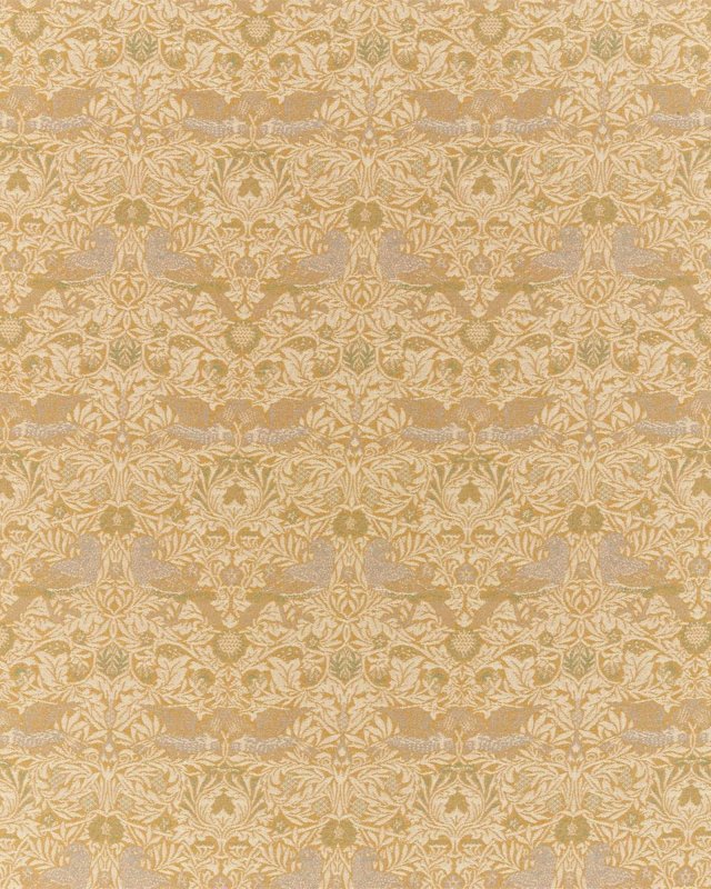 Preview: Bird Weave Ochre – Stoff von Morris & Co.