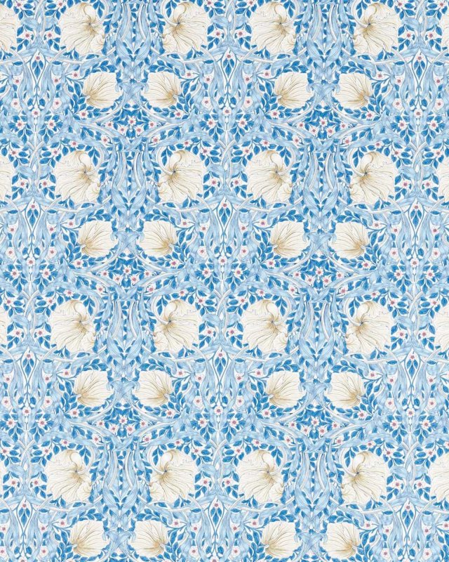 Preview: Pimpernel Woad – Stoff von Morris & Co.