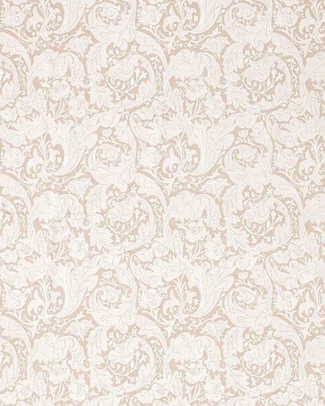 Preview: Pure Bachelors Button Embroidery Flax – Stoff von Morris & Co.
