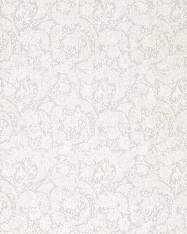 Preview: Pure Bachelors Button Embroidery Pebble – Stoff von Morris & Co.