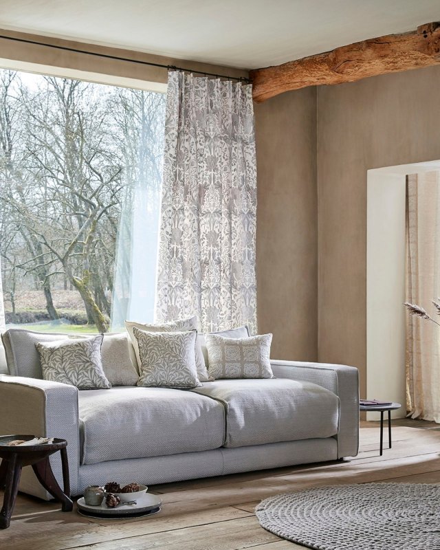 Preview: Pure Honeysuckle & Tulip Embroidery von Morris & Co. – Ambiente