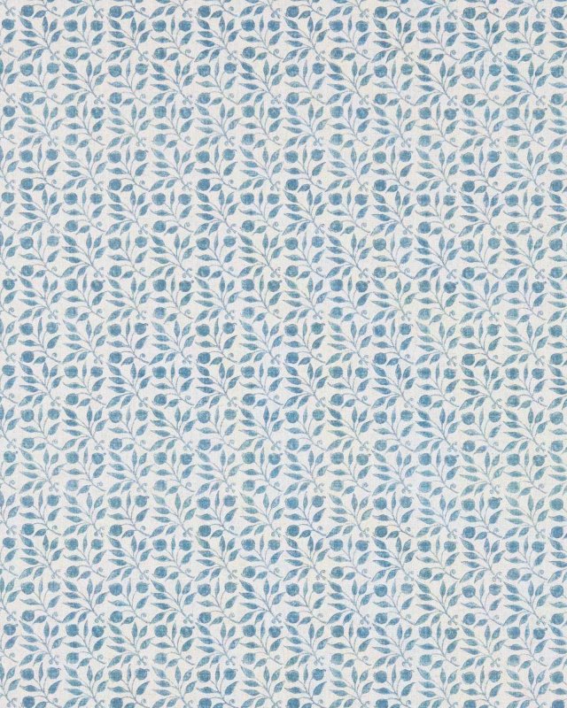 Rosehip Mineral Blue – Stoff von Morris & Co.