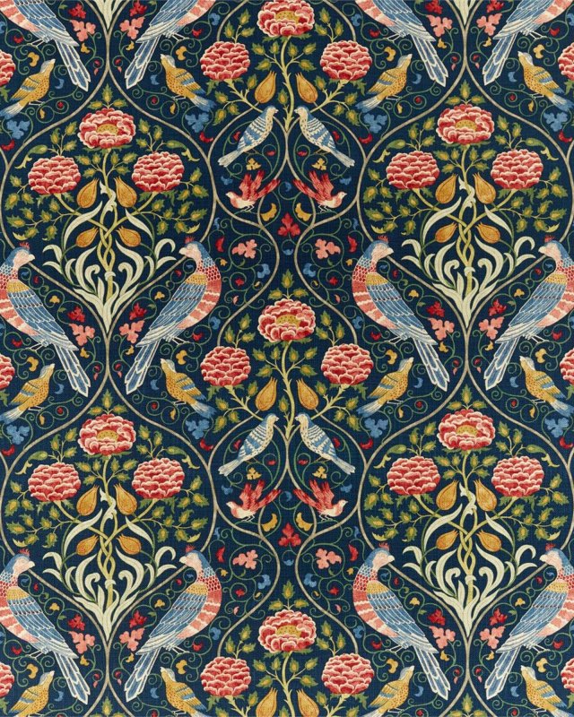 Seasons By May Indigo – Stoff von Morris & Co.