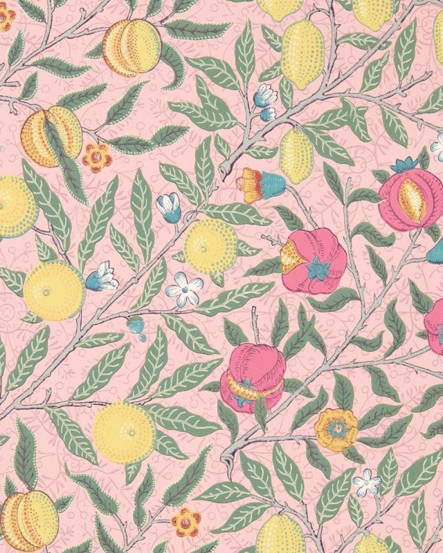 Fruit Stardust – Tapete von Morris & Co.
