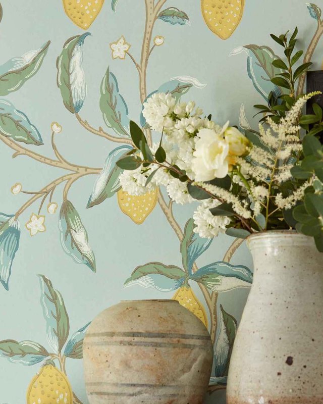 Lemon Tree Tapete von Morris & Co. – Ambiente