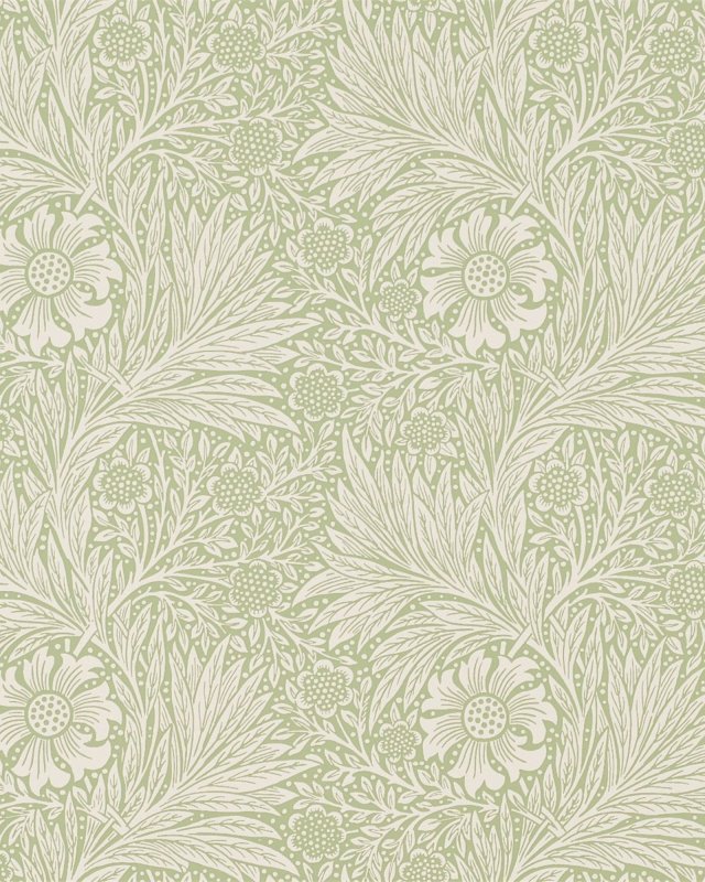 Marigold Artichoke – Tapete von Morris & Co.