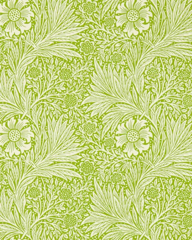 Marigold Sap Green – Tapete von Morris & Co.