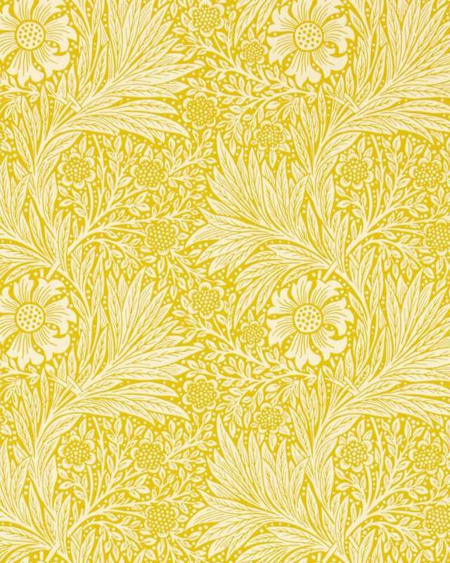 Marigold Yellow – Tapete von Morris & Co.