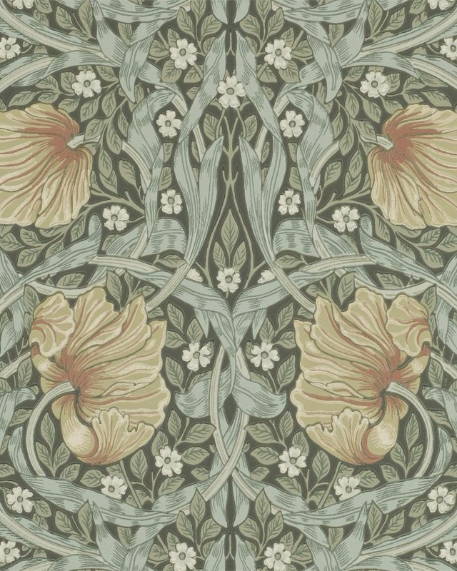 Pimpernel Bayleaf/Manilla – Tapete von Morris & Co.