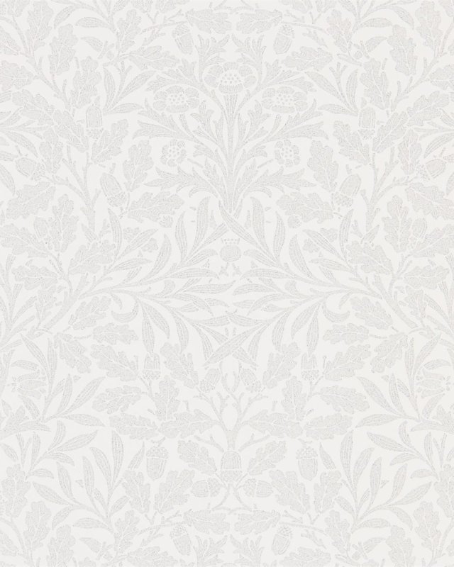 Preview: Pure Acorn Chalk/Silver – Tapete von Morris & Co.