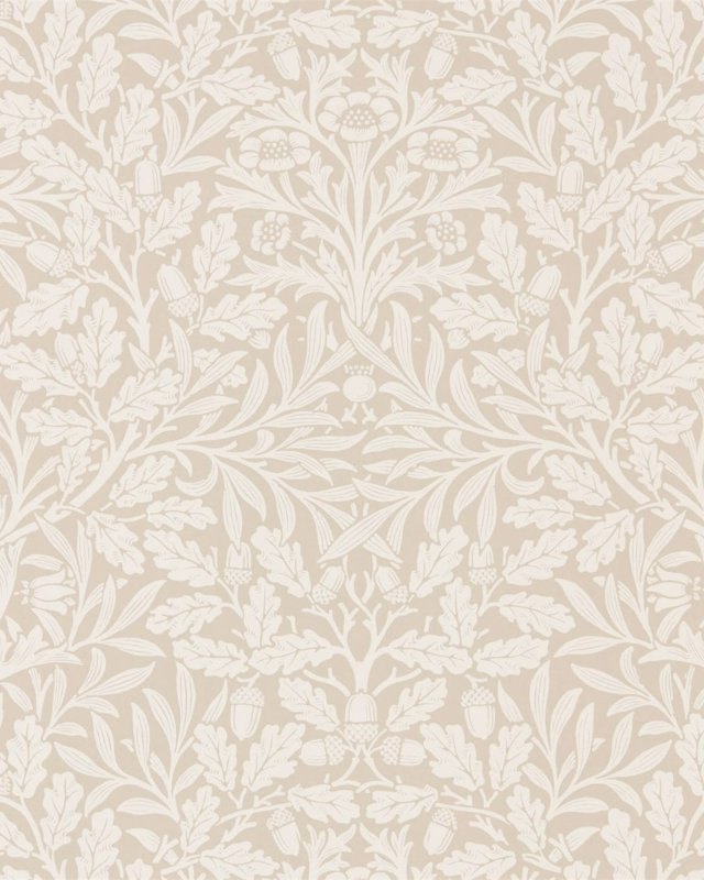 Pure Acorn Linen/Ecru – Tapete von Morris & Co.